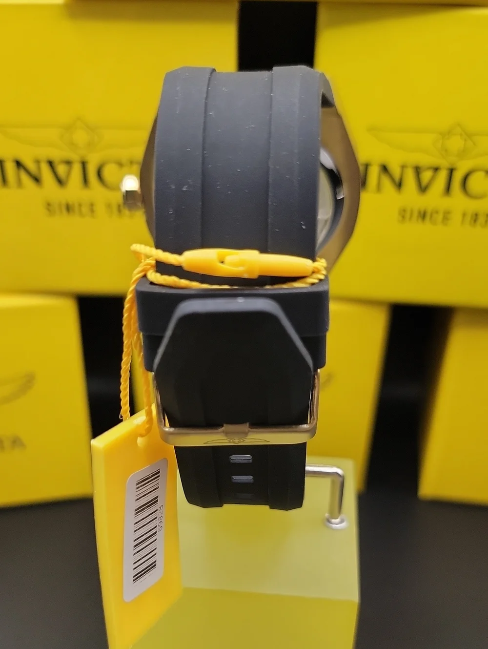 NWT ⌚️ Invicta Huracan Men's Watch - 48mm, Turquoise Black Silicone Strap 69828